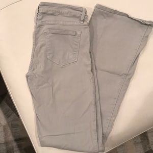 Cookie Johnson jeans in light grey. Size 26.